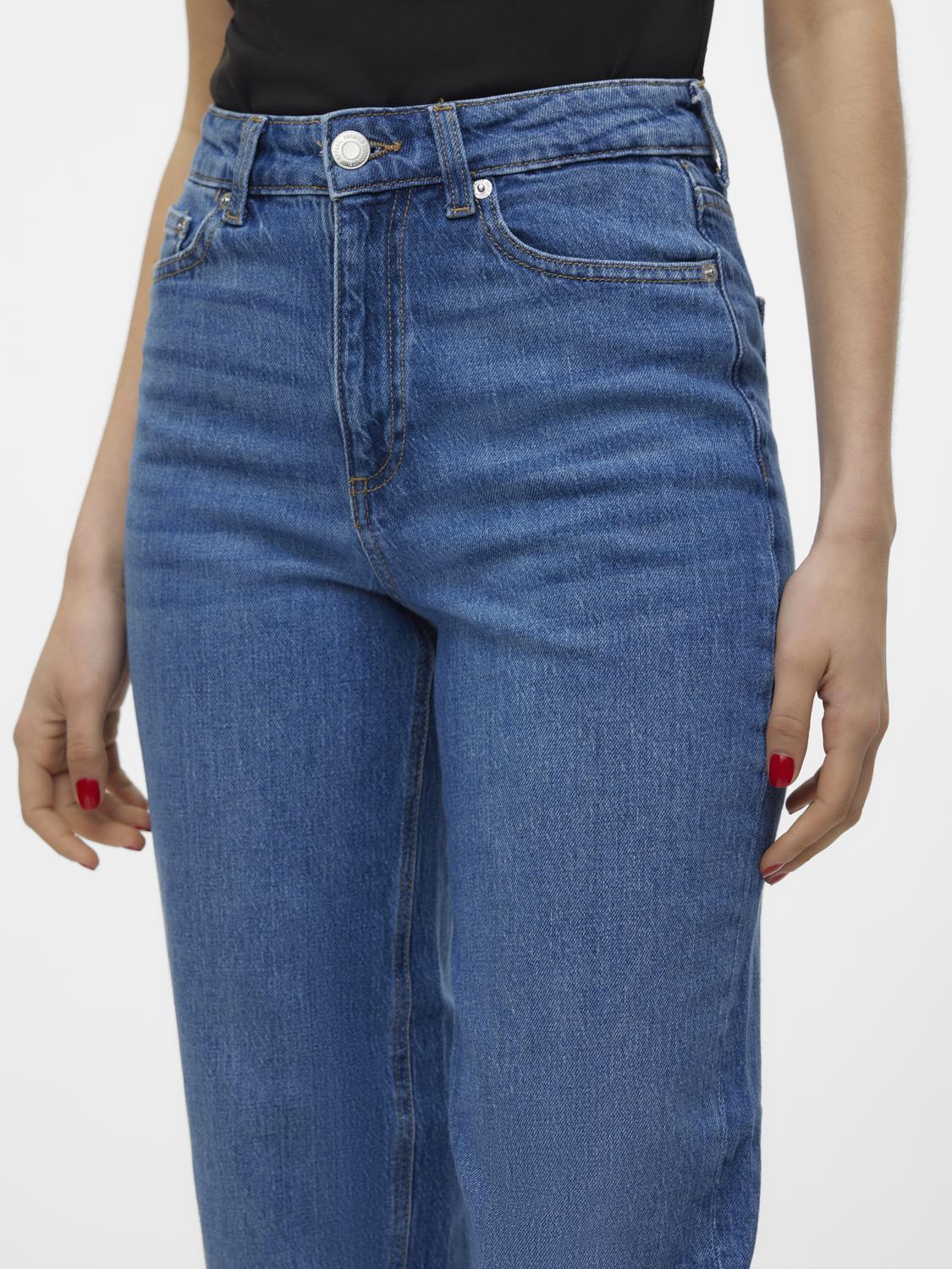 VMTESSA Mom Jeans - Medium Blue Denim